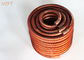 Roll Forming Process Condenser Finned Tube Coil 25.5MM Outer Dia