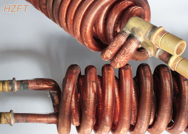 Cuộn dây ống đồng tích hợp Cupronickel cho máy nước nóng trong nồi hơi nước sinh hoạt